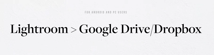 google drive for android and pc
